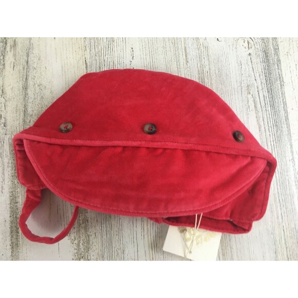 The Beaufort Bonnet Company Barringer Bonnet Red Velveteen Baby Boys M 9 to 24 M - Picture 5 of 10